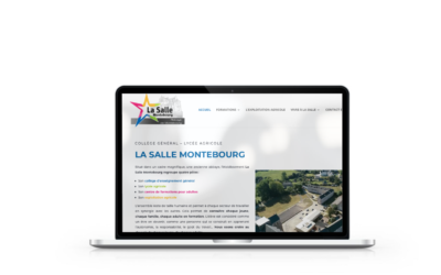 Refonte du site internet du Collège Lycée La Salle de Montebourg