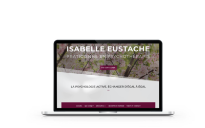 Refonte du site internet d’Isabelle Eustache