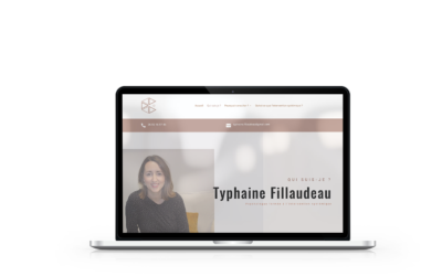 Création du site de Typhaine Fillaudeau, psychologue à Cherbourg en Cotentin