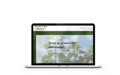 Création de la boutique en ligne de Graines bio Houyvet
