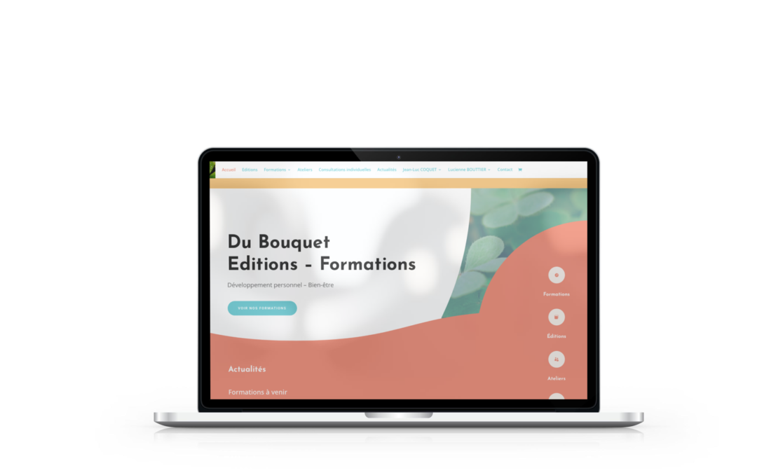 Refonte du site internet de Du Bouquet Formations