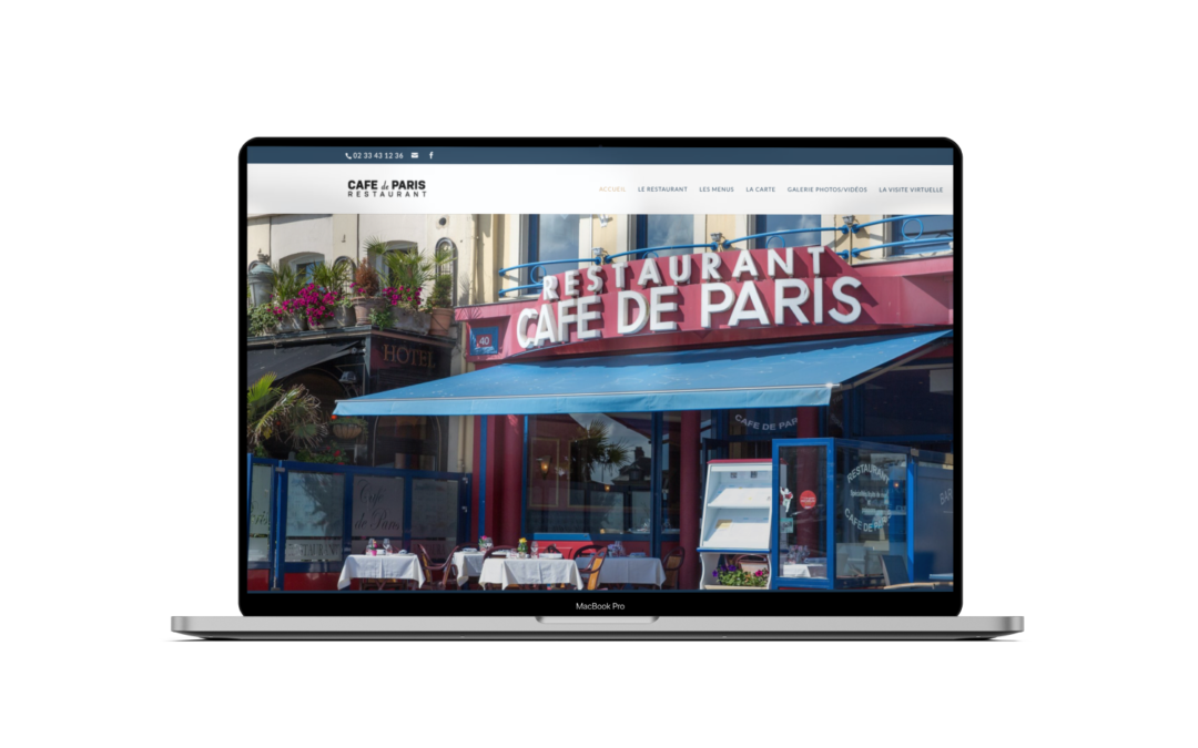 Refonte site internet Restaurant de Paris Cherbourg