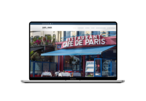 Refonte site internet Restaurant de Paris Cherbourg