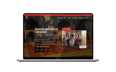 Refonte du site internet de UST Basket