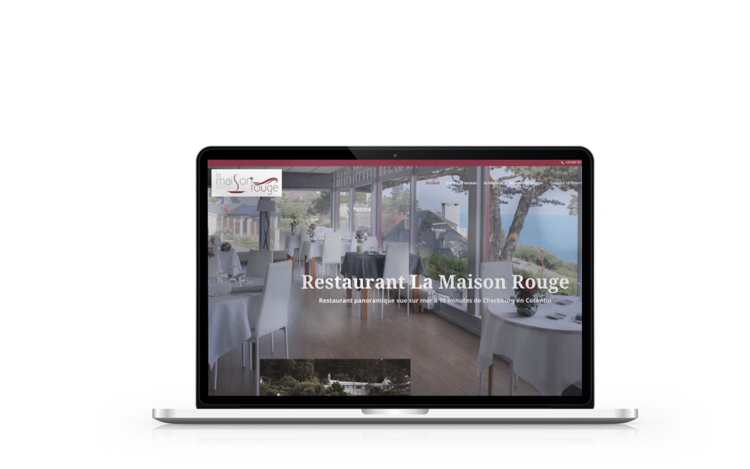 Refonte site internet restaurant La Maison Rouge Cherbourg