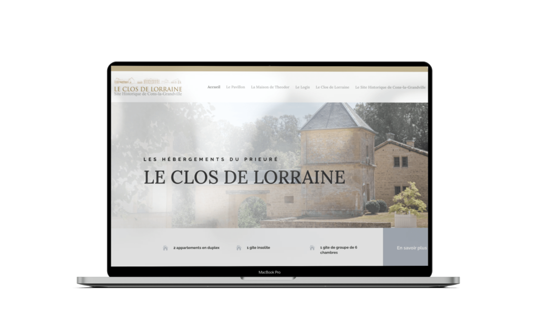 Création site internet gite Lorraine