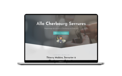 Création site vitrine de Allo Cherbourg Serrures & dépannage Google My Business