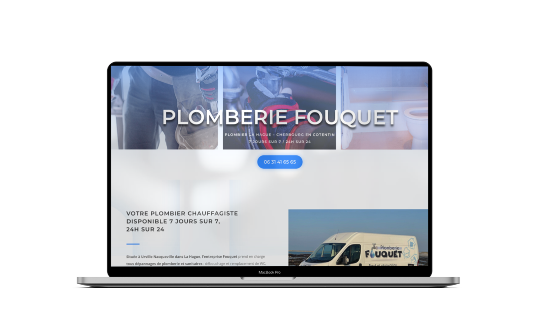 Création site vitrine de Plomberie Fouquet