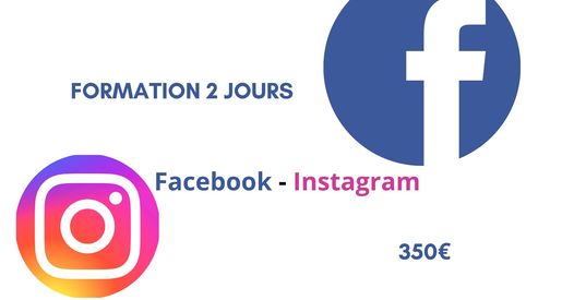 Formation Facebook & Instagram – 20 et 21 mars 2023