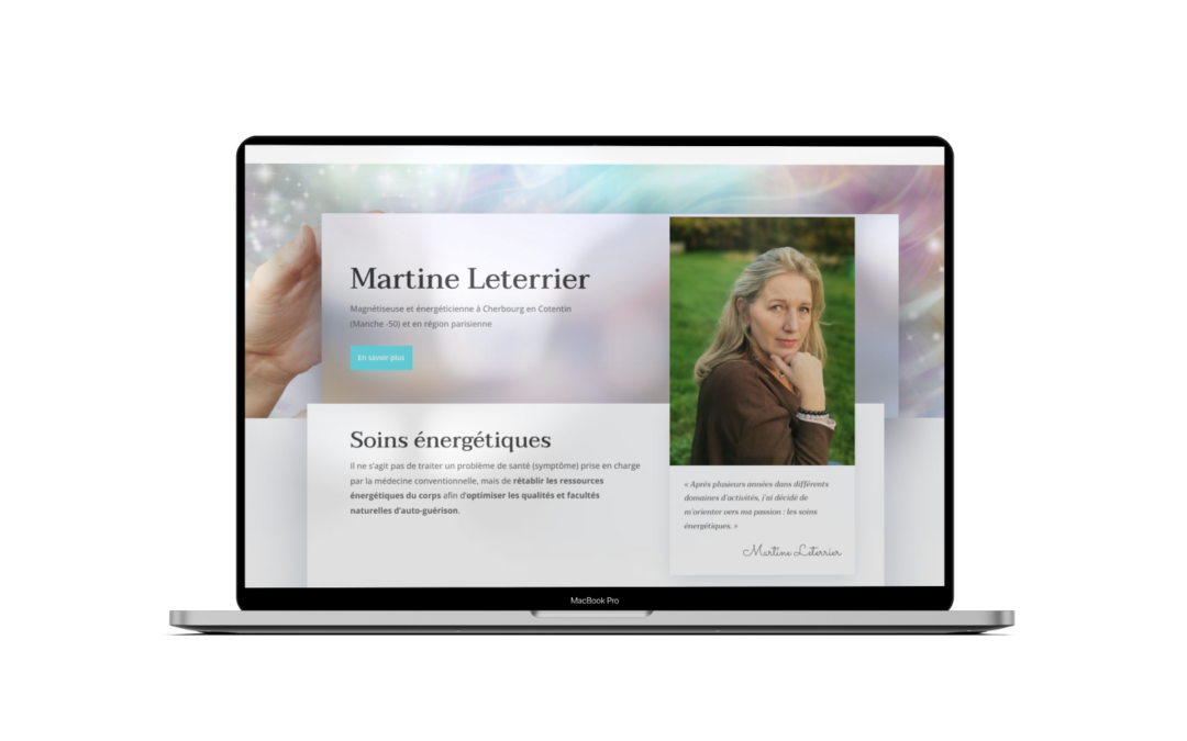 Création du site internet de Martine Leterrier