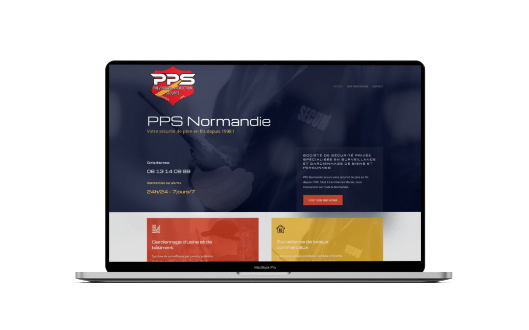 Création du site internet de PPS Normandie