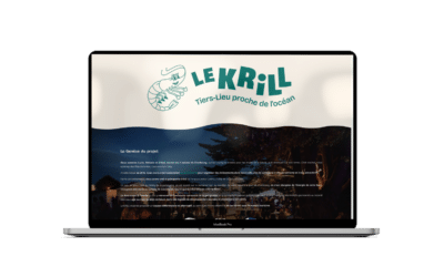 Création du site internet du Krill, tiers-lieu à Cherbourg en Cotentin