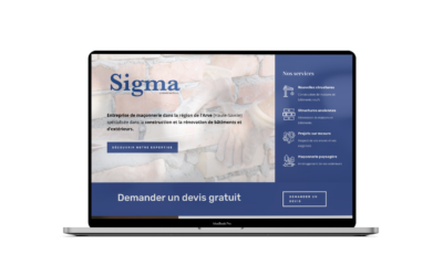 Création du site internet de Sigma Beker
