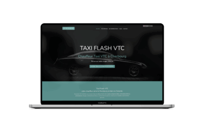 Refonte du site Taxi Flash VTC à Cherbourg : simplicité, autonomie et visibilité