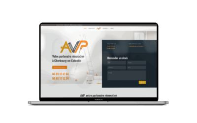 Création d’un site internet sur-mesure pour AVP Rénovation à Cherbourg-en-Cotentin