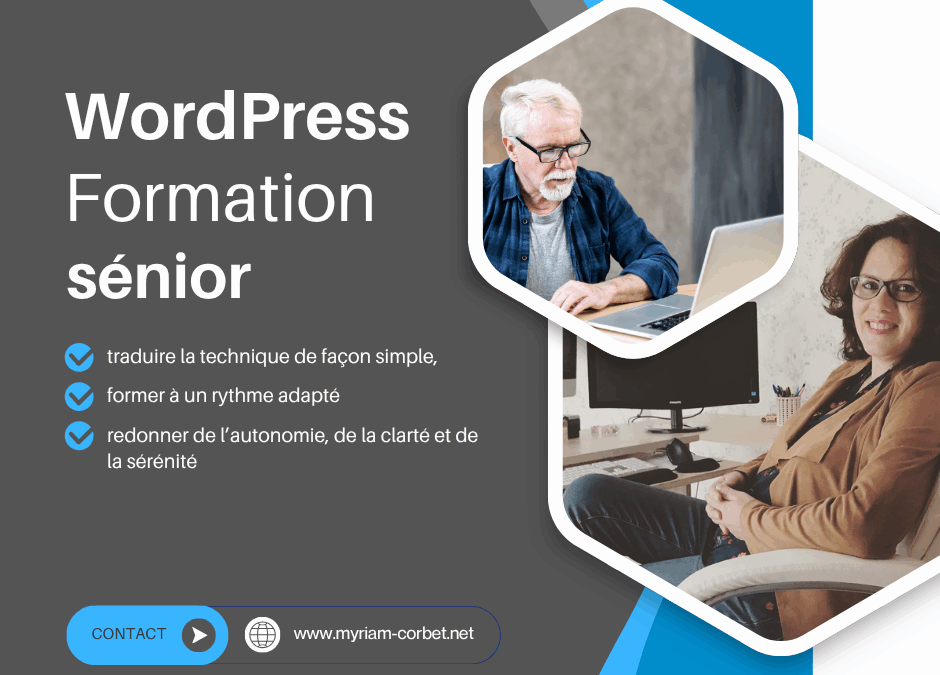 Reprendre la main sur un site WordPress à 70 ans : l’accompagnement de Thierry