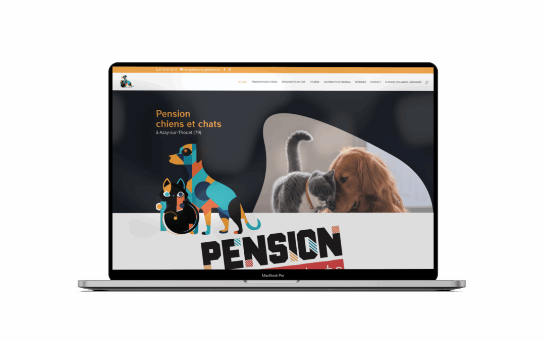 Création de site WordPress pension pour chiens et chats