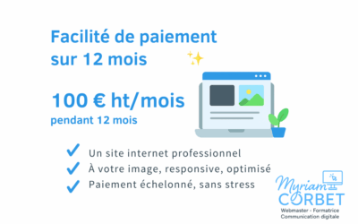 Créez votre site internet professionnel pour 100€ par mois