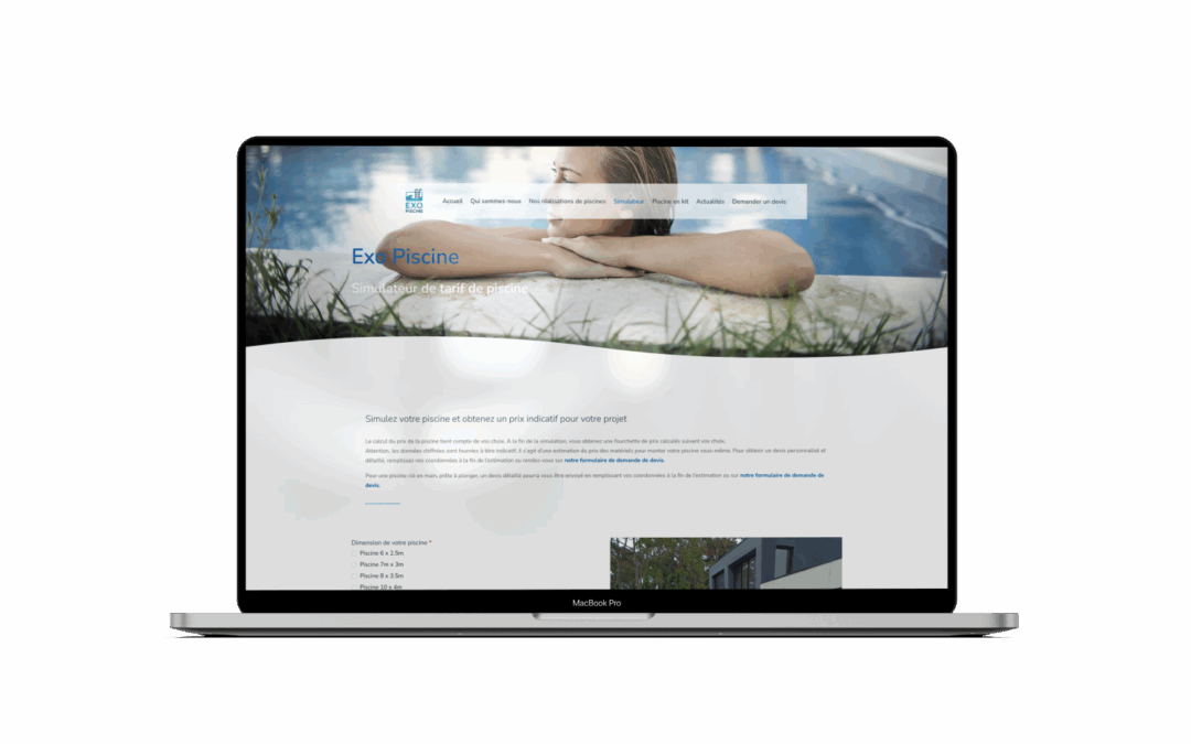 Installation d’un simulateur de prix pour Exo Piscine : un outil efficace pour estimer le tarif de votre future piscine