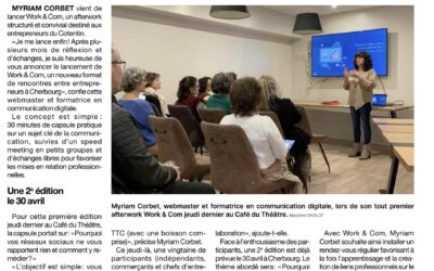Work & Com Cherbourg : un nouveau rendez-vous pour les entrepreneurs du Cotentin mis à l’honneur dans la presse