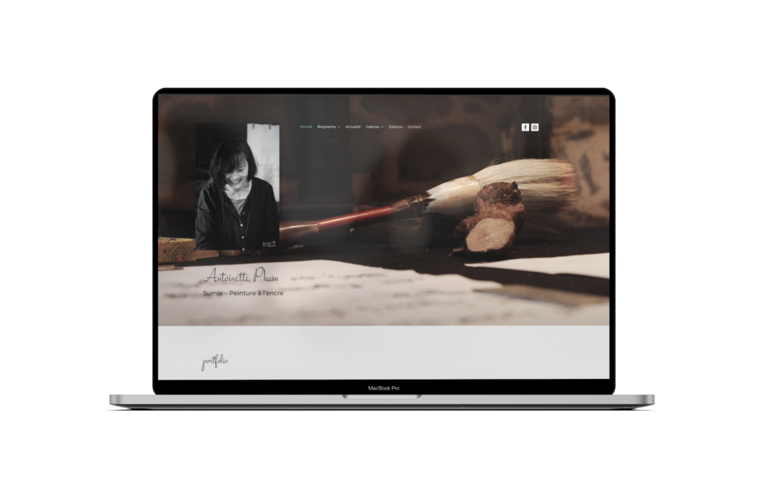 Création du site d’Antoinette Pham