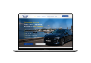 Création site internet taxi 50 Cherbourg