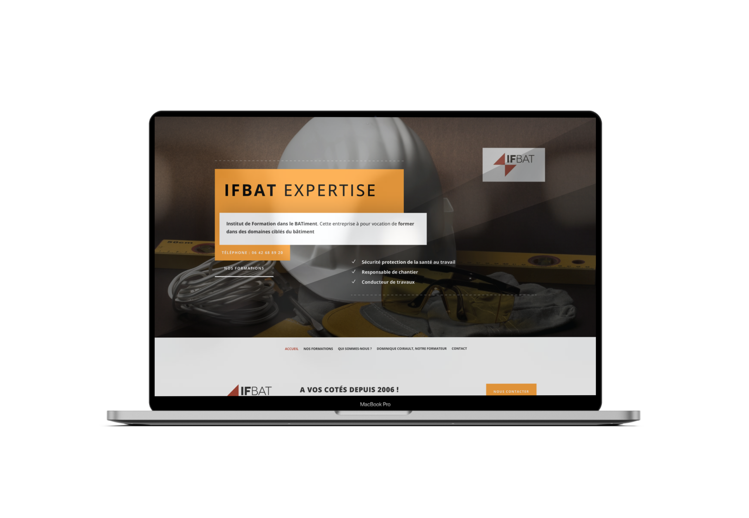 Création du site internet IFBAT Expertise : valoriser des formations spécialisées dans le bâtiment